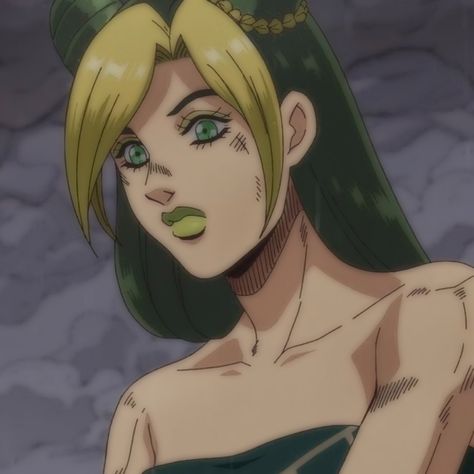 Jjba Icons Anime, Jjba Jolyne Icons, Jolyne Kujo Hair, Jolene Kujo Jojo, Jolyne Drawing, Jolyne Kujo Pfp, Jolene Kujo, Jolyne Pfp, Jjba Jolyne