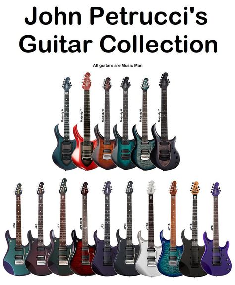 John Petrucci, Dream Theater, Guitar Collection, Music Guitar, Guitarist, Musical Instruments, Electric Guitar, Music Instruments, Musical