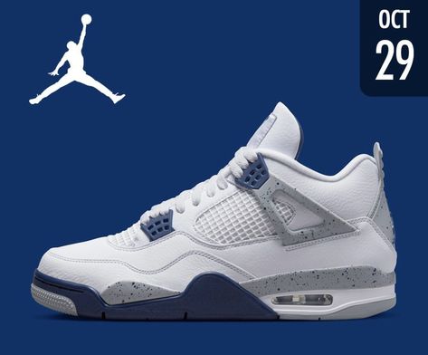 Air Jordan 4 Midnight Navy, Jordan 4 Midnight Navy, Shoes Wallpaper, Trendy Shoes Sneakers, Jordan Shoes Girls, Pretty Shoes Sneakers, Jordan Shoes Retro, All Nike Shoes, Nike Shoes Jordans