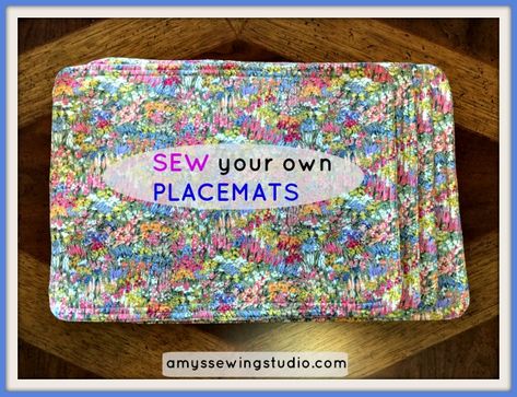 Tela, Patchwork, Place Mats Quilted Patterns Free, Fabric Table Mats, Home Made Placemats, Place Mat Patterns Free, Sewing Placemats, Sew Placemats, Diy Placemats Fabric