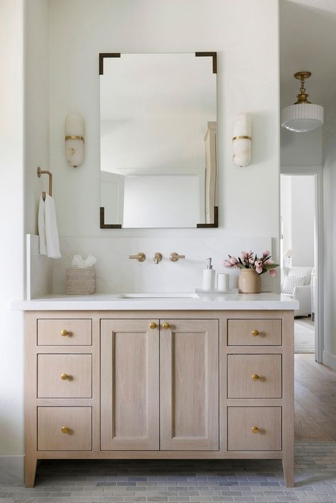 Bria Hammel Interiors (@briahammelinteriors) • Instagram photos and videos Bria Hammel Interiors, Bria Hammel, Spa Like Bathrooms, Bathroom Layouts, Neutral Bathroom, Floor Tile Design, Gorgeous Bathroom, Bathroom Trends, Bathroom Floor Tiles