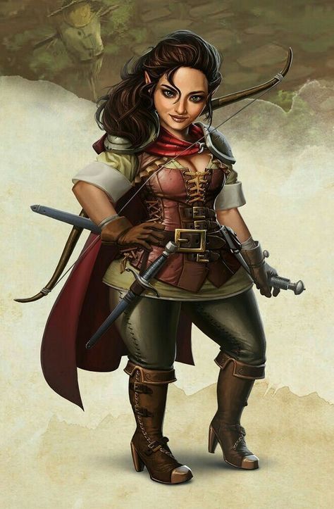 Female Dwarf rogue, ranger, or bard Rogue Fantasy, Halfling Rogue, Dragon Lore, Female Gnome, Fantastical Creatures, Pathfinder Character, Fantasy Figures, Heroic Fantasy, Fantasy Portraits