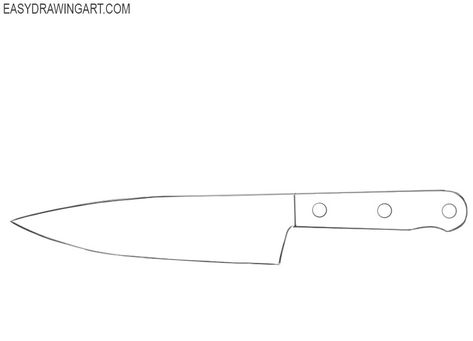 How to Draw a Knife Easy | Easy Drawing Art Knife Tutorial Drawing, Easy Knife Tattoo, Drawing Of Knife, Knife Stick And Poke Tattoo, How To Draw A Knife Step By Step, Kitchen Knife Drawing, Simple Knife Drawing, Cute Knife Drawing, Knife Tattoo Simple