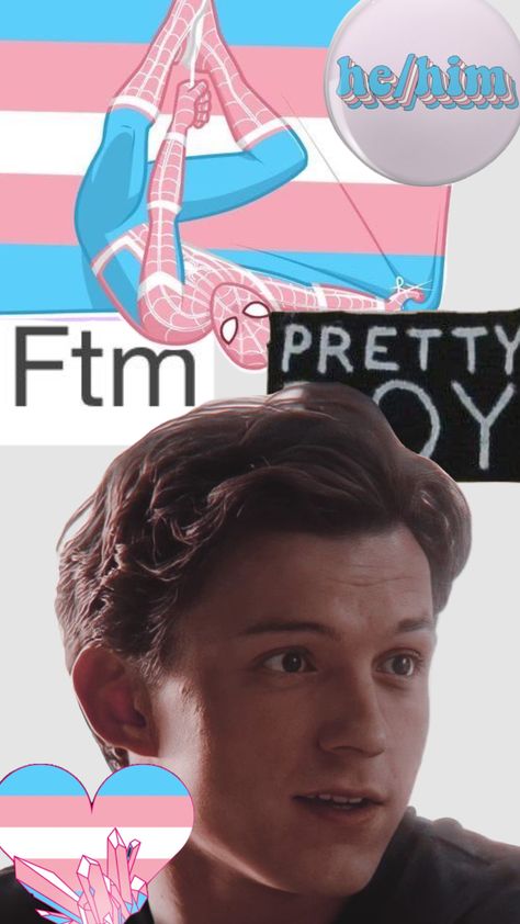 Trans Peter Parker mcu wallpaper Peter Parker Mcu, Trans Peter Parker, Peter Parker Wallpaper, Mcu Wallpaper, Lgbt Humor, Trans Boys, My Tho, Peter Parker, Random Things