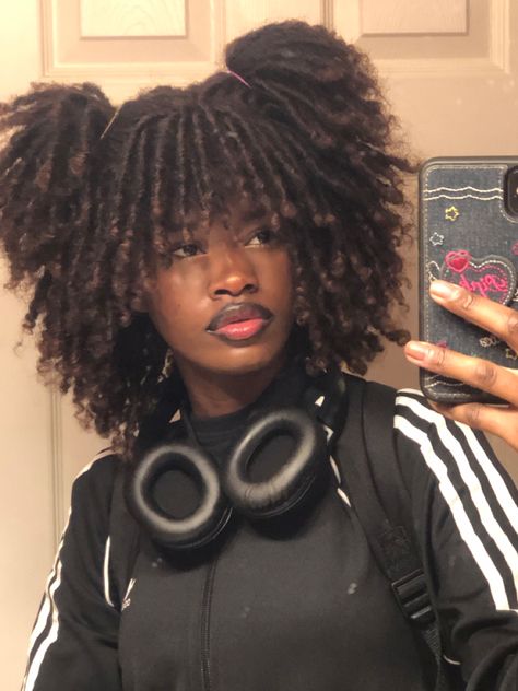 Cute Dreads, Wearing Headphones, Short Locs Hairstyles, Pelo Afro, Hair Locks, Peinados Fáciles Para Cabello Corto, Dreadlock Hairstyles, Hair Reference, Locs Hairstyles