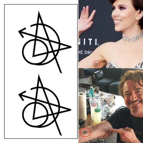 All the Original MCU Avengers Have Matching Tattoos (Except One) - Media Chomp Avengers Tattoo, Reflection Photos, Marvel Tattoos, Avengers Art, Avengers Cast, Sketch Tattoo Design, Arm Band Tattoo, Matching Tattoo, Robert Downey