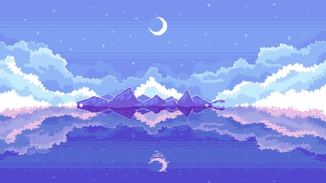 Zero Aesthetic, Pixel Landscape, Google Pixel Wallpaper, Pixel Art Landscape, Gif Background, Art Pixel, Pixel Art Background, Indian Classical Music, Arte 8 Bits