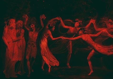 Dance Film, Red Lighting, Fairies Dancing, Fotografi Vintage, Art Tumblr, William Blake, 다크 판타지, Group Of People, Camp Half Blood