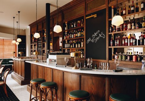 Public Bar Design, Whiskey Bar Design, Half Board And Batten Wall, Board And Batten Wall Ideas, Batten Wall Ideas, Umami Paste, Italian Wine Bar, Brick Warehouse, Wine Bar Restaurant