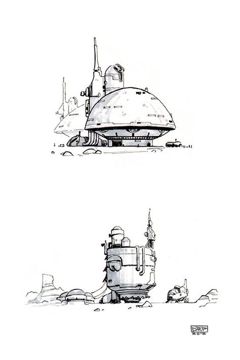 David Ryan Paul — Sci-Fi building designs. Sci Fi Comic Art, Sci Fi Building Design, Scifi Building Concept Art, Sci Fi Building Concept Art, Sci Fi Sketch, Sci Fi Drawing, Scifi Sketch, Spaceship Drawing, Scifi Building