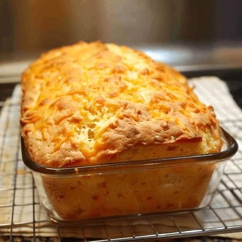 Cheddar Cheese Quick Bread, Cheddar Cheese Bread Recipe, Cheese Quick Bread, Dole Whip Recipe, Cheese Bread Recipe, Martha Stewart Recipes, Herb Bread, Stanley Tucci, Loaf Recipes