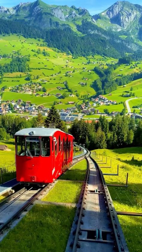 Nature, Switzerland, Trees, Show Me The Way, Winding Road, Travel Bucket List, Golf Courses, Bucket List, Train