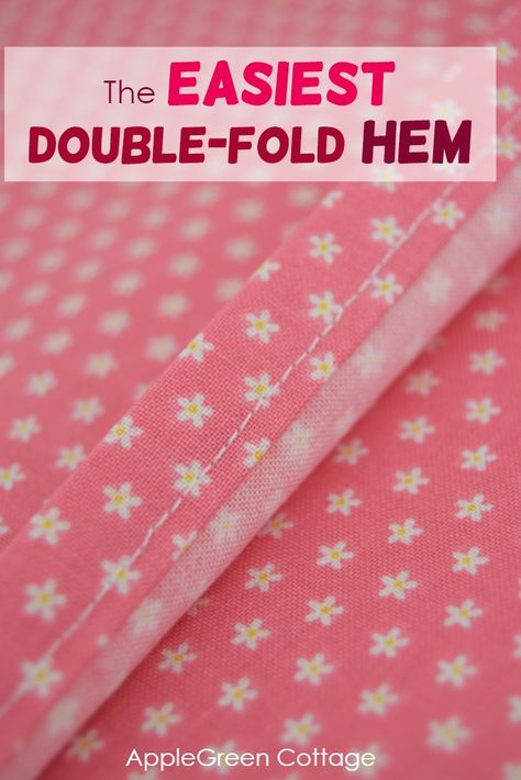 Rolled Hem Sewing Hack, Stitching Hacks, Kanban Crafts, Sewing Hems, Easy Hacks, Ideas Videos, Crafts Videos, Beginner Sewing Projects Easy, Patchwork Skirt