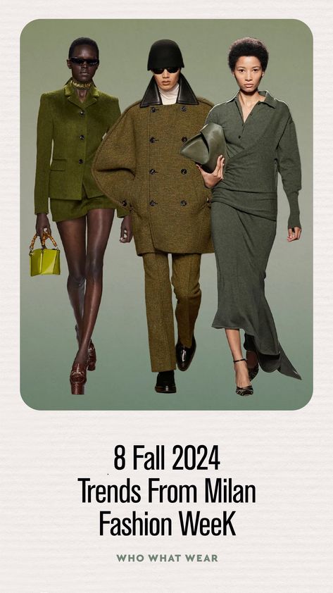 Let's sit down and discuss everything we just saw at Milan Fashion Week for the fall/winter 2024 season. Fall Colours Outfit, 2024 Fall And Winter Fashion, Fashion Week Fall 2024, Fall Fashion Week 2024, Gucci 2024 Fall Winter, Fashion Week 2024/2025 Fall Winter, Fashion Fall Winter 2024/2025, Fall Winter 2024 Trends, Fw 2024 Fashion Trends