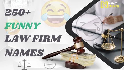 Discover a collection of hilarious law firm names that showcase the lighter side of the legal world. Perfect for lawyers and humor enthusiasts. Images of funny law firm signs included. In Laws Humor, Funny Names, Law Firm, Lawyer, You Funny, Business Names, Bones Funny, Really Funny, Humor