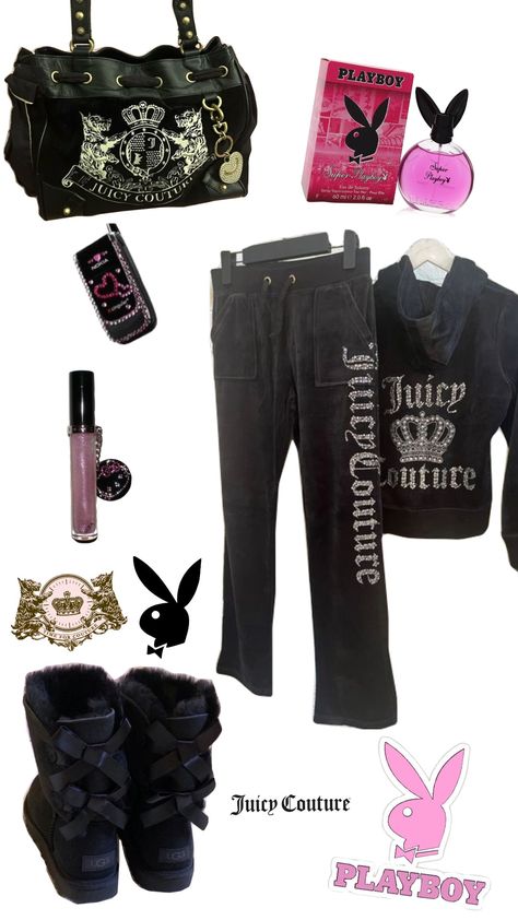 Tracksuit Juicy Couture outfit! #juicycouture #y2k #2000s #mcbling 💗💗💗💗 2000s Juicy Couture Tracksuit, Juicy Couture Tracksuit Outfit, Juicy Couture Outfits, Baddie Core, Juicy Couture Aesthetic, 2000s Baddie, 2000s Fits, 2000s Juicy Couture, Juicy Couture Clothes