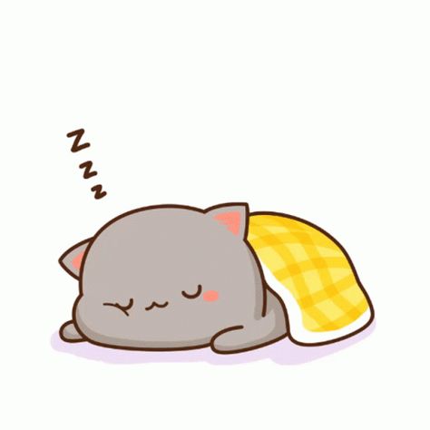 Cat Sleeping GIF - Cat Sleeping Clingy - Discover & Share GIFs Peach Gif, Mochi Peach Cat, Sleeping Gif, Cat Animated, Peach Cat, Chibi Cat, Cute Bunny Cartoon, Cute Bear Drawings, Gray Cat