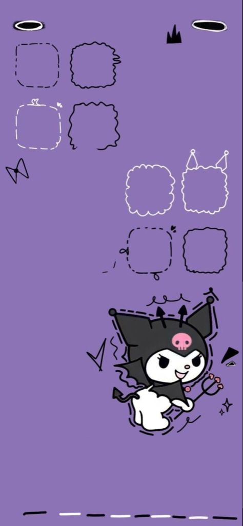 Kuromi Phone Wallpaper Purple, Sanrio Wallpaper Aesthetic Kuromi, Kuromi Aesthetic Pfp Purple, Pastel Kuromi Wallpaper, Kurmoni Wallpapers, Kuromi Chromebook Wallpaper, Kuromicore Wallpaper, Kumori Wallpaper Aesthetic, Kuromi Ios Wallpaper