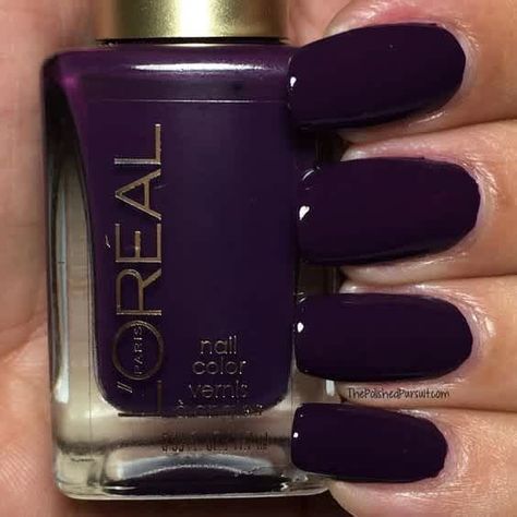 Dark Purple Nails, Purple Nail Polish, Pantone Color Of The Year, Nail Colors Winter, Birthday Week, Purple Nail, Nails Polish, Dark Nails, Eggplant Purple