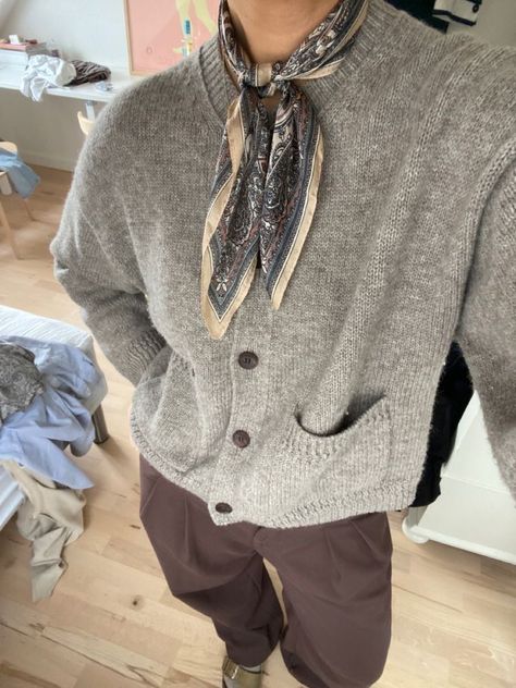 Masculine Teacher Outfits, Eclectic Workwear, Hair Wrapping, Fashion Scarves, Mode Casual, Hair Scarf, Universal Works, Head Hair, Mode Inspo