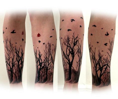 New forest and bird tattoo on my right leg. Done by Zack Price at Age of Ink, Orlando New Age Tattoo, Girl Side Tattoos, Wörter Tattoos, Cool Half Sleeve Tattoos, Tattoo Neck, Maori Tattoos, Tattoo Back, Flower Tattoo Back, Tattoo Prices