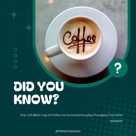 Did you know? #funfacts #trivia #coffeefunfacts #coffee August 17, Trivia, Did You Know, Fun Facts, Coffee Cups, Coffee, On Instagram, Quick Saves, Instagram