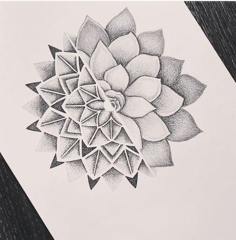 Succulent Mandala Tattoo, Geometric Succulent Tattoo, Plant Mandala Tattoo, Metatron Tattoo, Succulent Mandala, Geometric Succulent, Nature Sleeve, Succulent Tattoo, Mandala Flower Tattoos