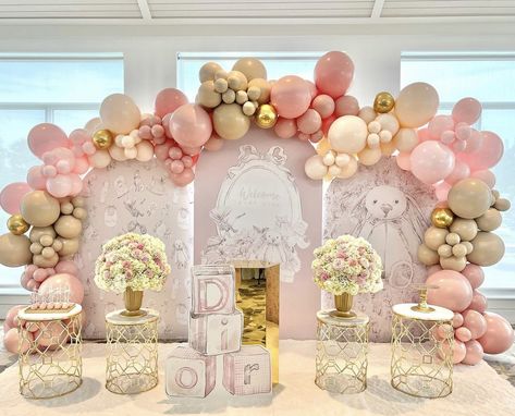 Dior Theme, Party Moodboard, Selfie Studio, Tiffany Baby Showers, Fun Beauty Products, Baby Shower Theme Decorations, Baby Dior, Dior Pink