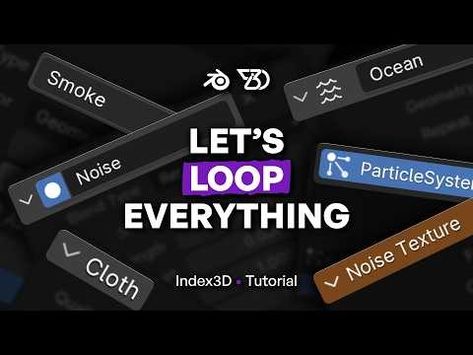 (741) The ultimate guide to seamless looping animations in Blender 4.2 | index3d - YouTube Cloth Simulation