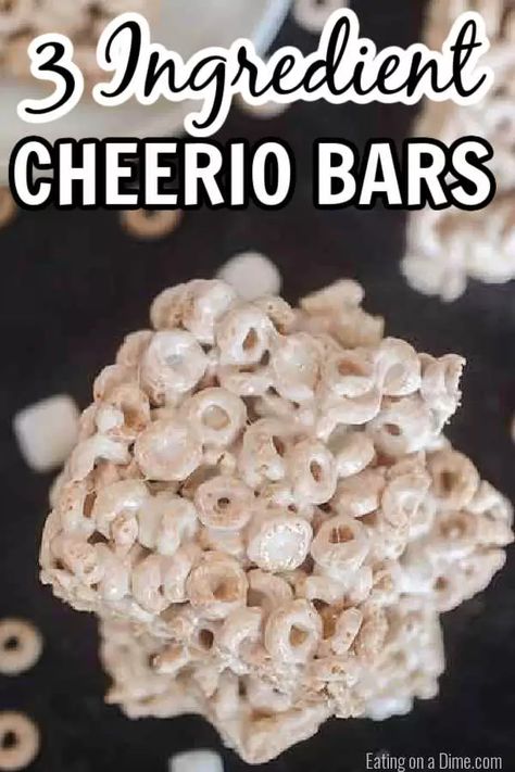 Cheerios Marshmallow Treats Recipe, Marshmallow Bars Recipes, Cheerio Squares, Desserts With Marshmallows, Recipe Using Cheerios, Cheerios Dessert, Glee Party, Cereal Bar Recipe, Cheerios Bars