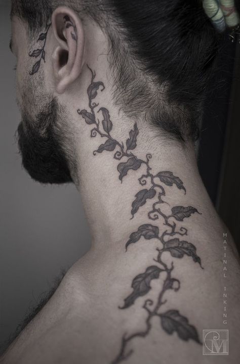 Carpet Tattoo, Side Of Head Tattoo, Prison Tat, Tattoo Neck, Scale Tattoo, Neck Tattoo For Guys, Plant Tattoo, Neck Tattoos, Head Tattoos