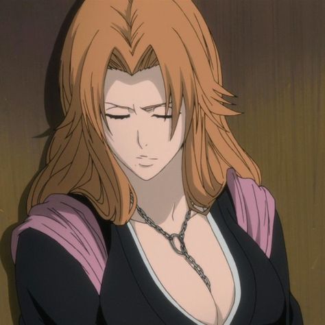 Rangiku Bleach Icons, Rangiku Pfp, Rangiku Bleach, Matsumoto Rangiku, Orihime Bleach, Bleach Drawing, Rangiku Matsumoto, Orihime Inoue, Bleach Anime Art