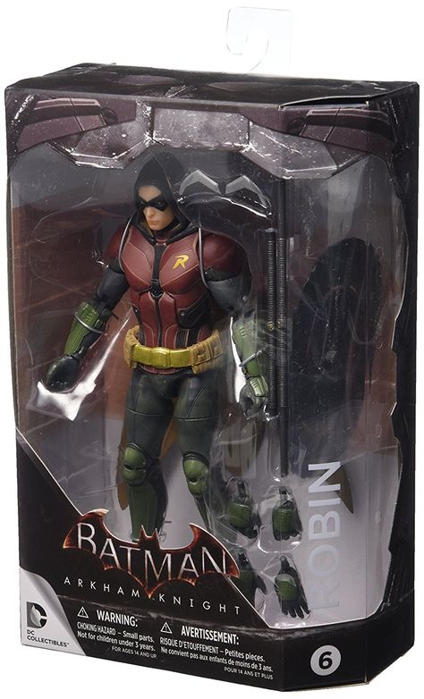 Batman Arkham Knight Robin, Nightwing And Robin, Clay Robot, Robin Arkham Knight, Dc Action Figures, Army Men Toys, Dc Figures, Robin Dc, Batman Toys