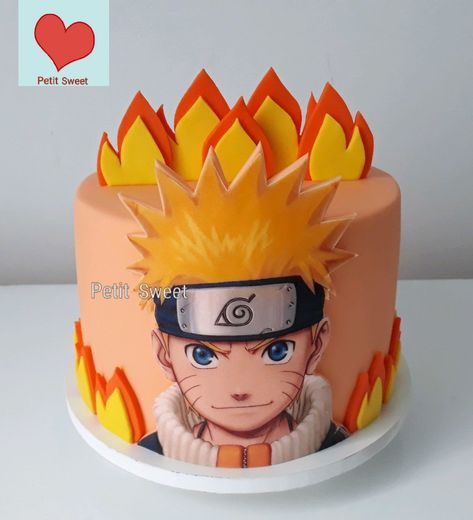 Naruto Party Ideas, Naruto Cake, Bolo Naruto, Naruto Birthday, Anime Cake, Unicorn Cupcakes, Fourth Birthday, Spiderman Birthday, Boy Birthday Cake