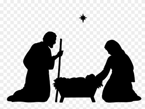 Christmas Scene Silhouette, Nativity Sillouttes Free, Nativity Silhouette Printable, Nativity Scene Silhouette, Simple Nativity, Nativity Silhouette, Silhouette Pictures, Christmas Flyer, Instructional Technology