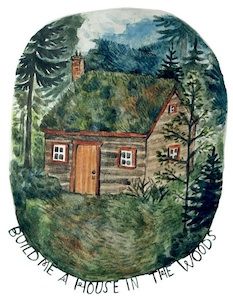 Build Me A House In The Woods Art And Illustration, A House In The Woods, A Cabin In The Woods, John Everett Millais, Arte Folk, Winter Wood, A Cabin, Stil Inspiration, Art Et Illustration