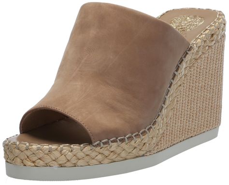 PRICES MAY VARY. Nubuck Material Sandal - Wedges Slip On Closure Sandal Wedges, Sandals Wedge, Wedge Sandal, Platform Wedges, Vince Camuto, Wedge Heels, Wedge Sandals, Open Toe, Heel Height