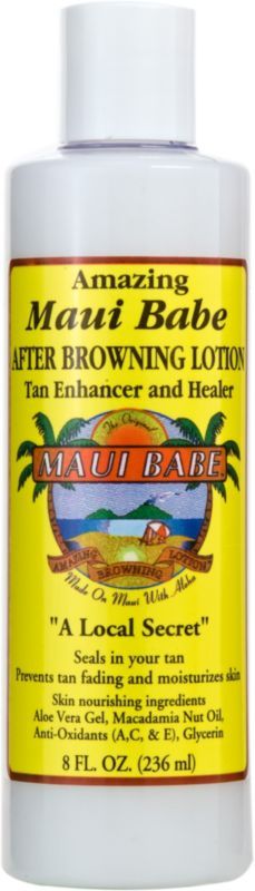 Maui Babe After Browning Lotion Tan Enhancer and Healer Ulta.com - Cosmetics, Fragrance, Salon and Beauty Gifts Browning Lotion, Maui Babe Browning Lotion, Maui Babe, After Sun Care, Soft Smooth Skin, Macadamia Nut Oil, Sun Lotion, Suntan Lotion, Green Sunglasses