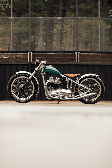 Pre-Unit Chopper – Pittsburgh Moto – Pittsburgh's Custom Motorcycle Culture Triumph Bobber Custom, Moto Bobber, Triumph Motorbikes, Cross Bike, Custom Motorcycle Parts, Triumph Bobber, Motorcross Bike, Bike Pictures, Drift Trike