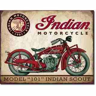 Motocykle Harley Davidson, Indian Motors, Indian Motorcycle Scout, Vintage Indian Motorcycles, Motos Vintage, Vespa Scooter, Retro Tin Signs, Indian Motorcycles, Moto Vintage