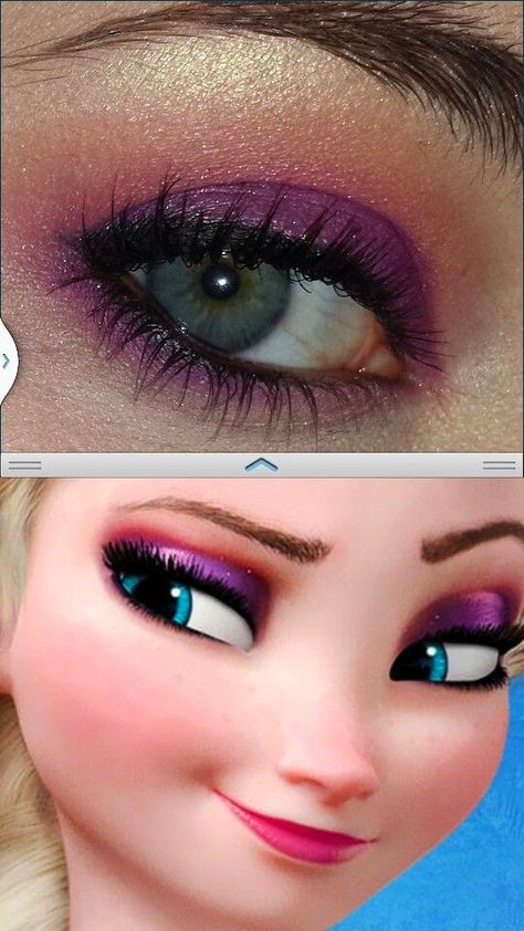 SouthernBeautyBible: Queen Elsa!! Princes Makeup, Frozen Halloween Costumes, Make Up Yeux, Elsa Makeup, Frozen Makeup, Frozen Halloween, Frozen Face, Makeup You Need, Party Make-up