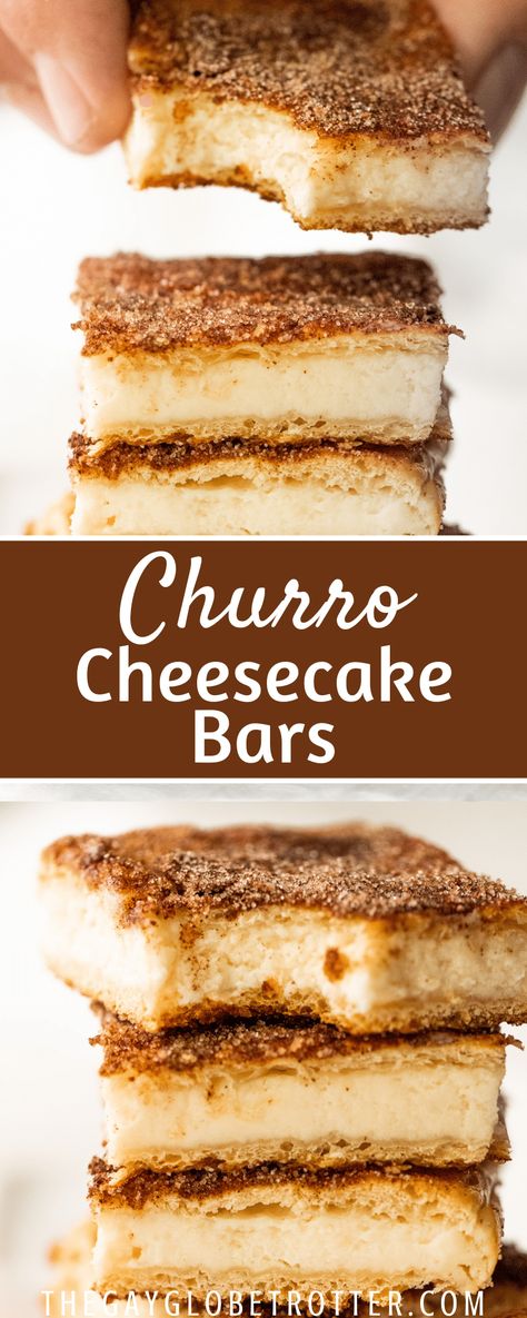 Churro Cheesecake Bars, Churro Cheesecake, Bbq Desserts, Cheesecake Dessert, Mexican Dessert Recipes, Dessert Bar Recipe, Make Ahead Desserts, Mexican Dessert, Desserts For A Crowd