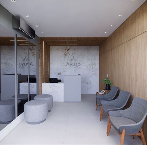 Dental Waiting Room Ideas, Office Reception Design Waiting Rooms, Waiting Room Interior, Dentist Office Design Interiors, Reception Interior, Medical Office Interior, Dental Design Interior, Doctor Office Design, Epoxy Clock