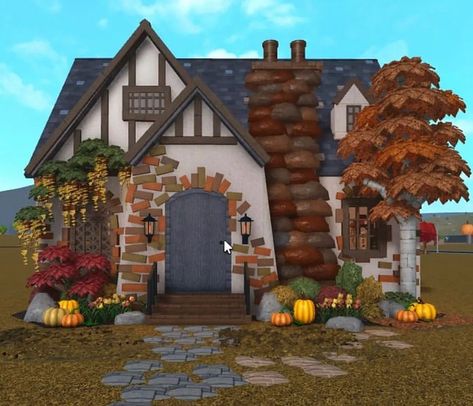 🌴𝗕𝗹𝗼𝘅𝗯𝘂𝗿𝗴🌴 on Instagram: “Creator- @aldrensia Autumn cottage 🍂 ☟︎ ꧁꧂-𝐶𝑅𝐸𝐴𝑇𝑂𝑅- @aldrensia 𝗥𝗘𝗠𝗘𝗠𝗕𝗘𝗥 𝗧𝗢 𝗦𝗛𝗢𝗪 𝗦𝗨𝗣𝗣𝗢𝗥𝗧!. 𝗧𝗢 𝗧𝗛𝗘 𝗕𝗨𝗜𝗟𝗗𝗘𝗥“ 𝗜𝗙 𝗬𝗢𝗨 𝗛𝗔𝗩𝗘 𝗔𝗡𝗬 𝗔𝗠𝗔𝗭𝗜𝗡𝗚…” Cottage Core Bloxburg House, Cottage Layout, Bloxburg Cottage, Cottage House Exterior, Winter House Exterior, Cottage Core House, Cafe Exterior, Autumn Cottage, Fall Cottage