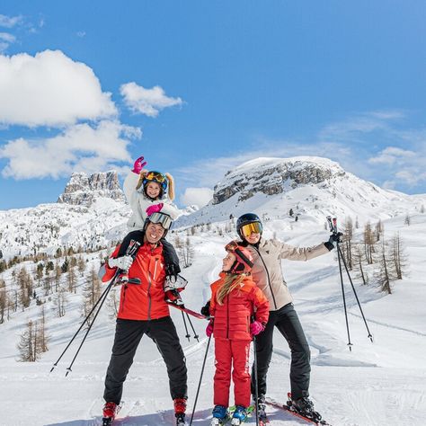 A Budget-Conscious Family Finds Their Perfect Ski Adventure in the Italian Dolomites — Travel + Leisure Family Skiing, Italian Dolomites, Family Ski, Family Ski Trip, Ski Poster, Ski Family, Ski Posters, The Rockies, 2025 Vision