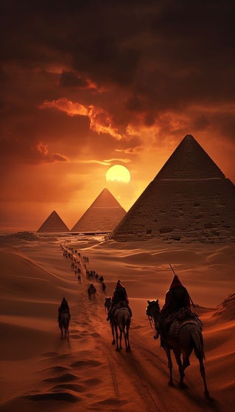 Ancient Egypt Aesthetic, Egypt Wallpaper, Starověký Egypt, Egypt Concept Art, Egypt Aesthetic, Pyramids Egypt, Kraf Kertas, Egyptian Pyramids, Egypt Art