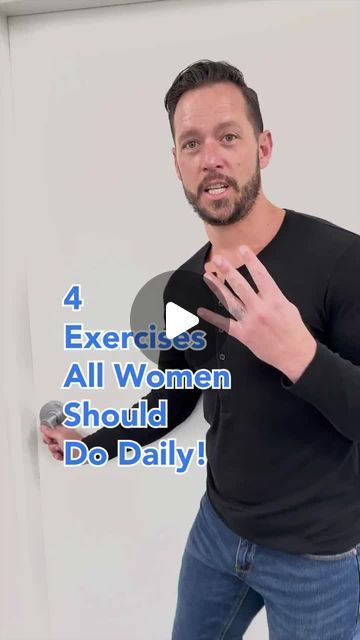 WeShape on Instagram: "Empower yourself with these 4 daily exercises every woman should do. Strengthen, stretch, and feel amazing! Click the link in our bio to sign up for our Women's Only Workshop for FREE!" Daily Exercise Routines At Home, Bad Knee Workout, Daily Stretches, Daily Exercises, Health And Fitness Expo, Workout Videos Free, Yoga For Seniors, All Body Workout, Posture Exercises