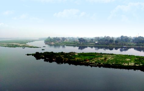 #Yamuna #Nadi  this image pic kans Mahal Near Dwarika temple Yamuna River, White Pigeon, Pigeon, Krishna, Temple, Places To Visit, Water, Quick Saves, White