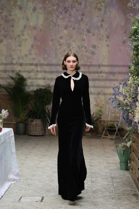 Luisa Beccaria Fall 2024 Ready-to-Wear Collection | Vogue Runway Gowns, Herringbone Coat, Luisa Beccaria, Show Collection, Fall Winter 2024, Runway Collection, Fashion Show Collection, Winter 2024, Fall 2024