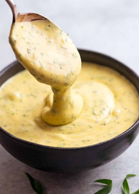 Mushrooms Dishes, Best Steak Sauce, Steak Sauces, Bernaise Sauce, Béarnaise Sauce, Tin Eats, Sauce Béarnaise, Kosher Cooking, Bearnaise Sauce